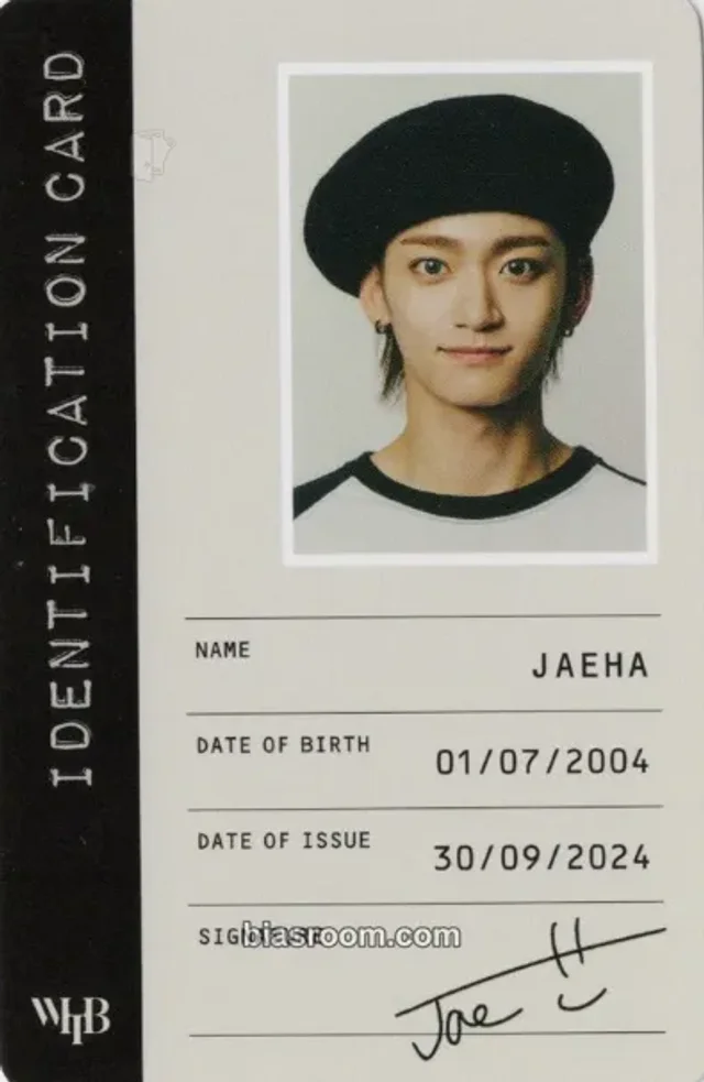 Jaeha WHIB Rush of Joy K-pop Photocard