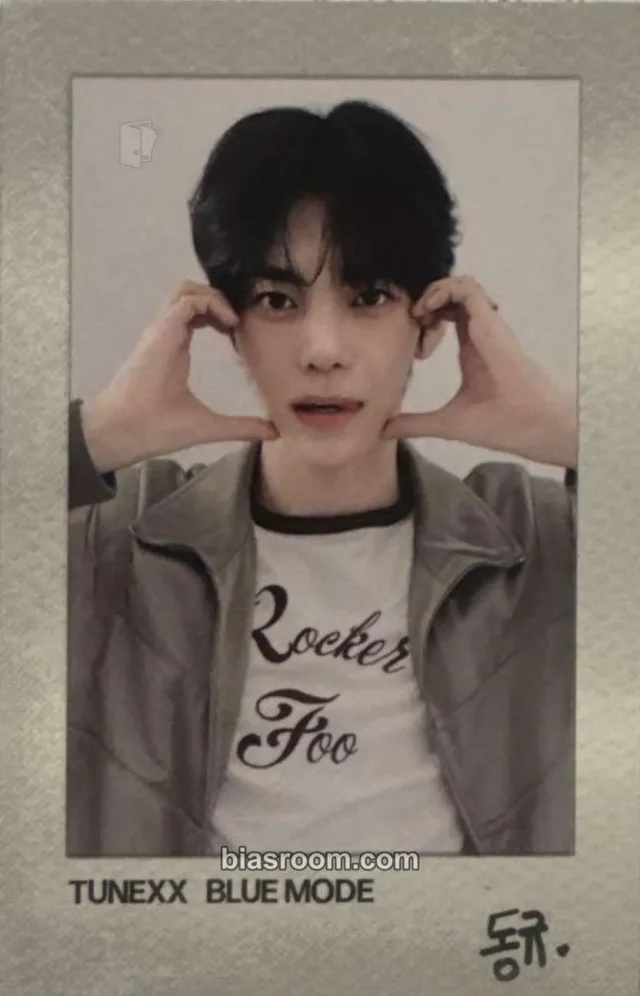 Donggyu  TUNEXX BLUE MODE K-pop photocard