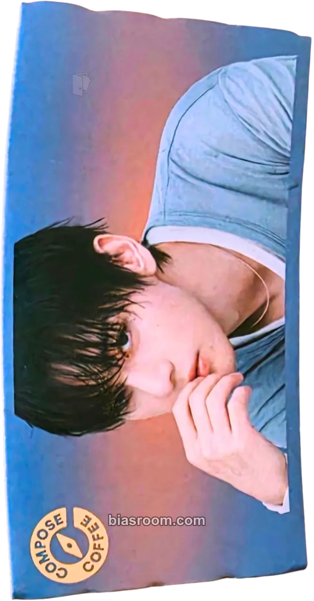 V BTS Compose Coffee x V K-pop photocard