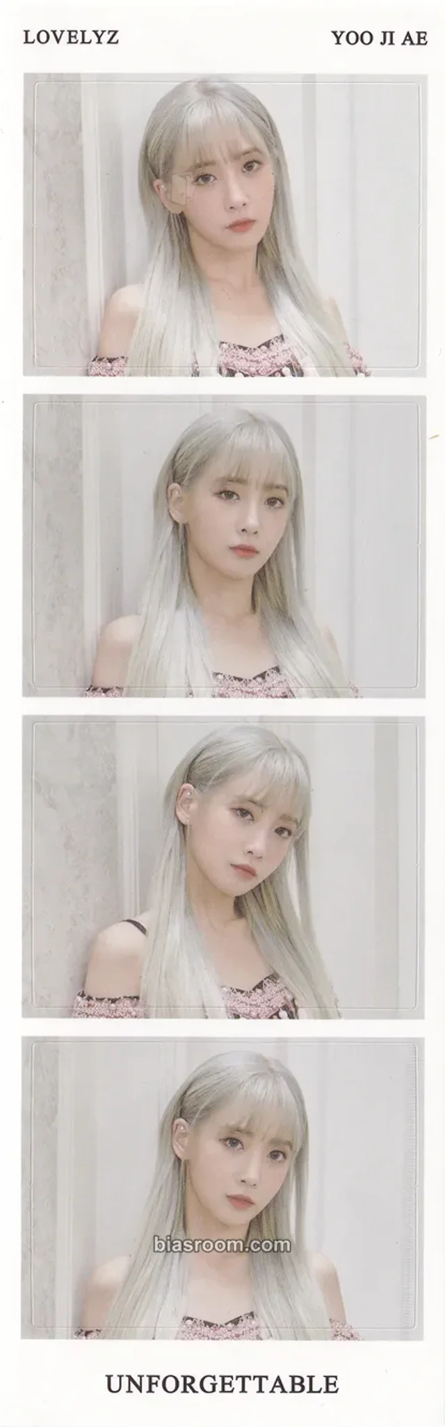 Jiae Lovelyz Unforgettable K-pop photocard