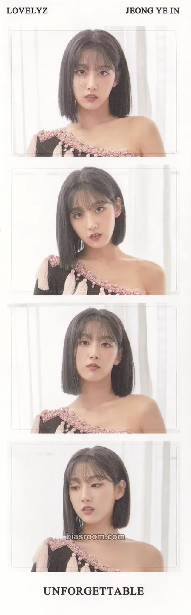 Yein Lovelyz Unforgettable K-pop photocard