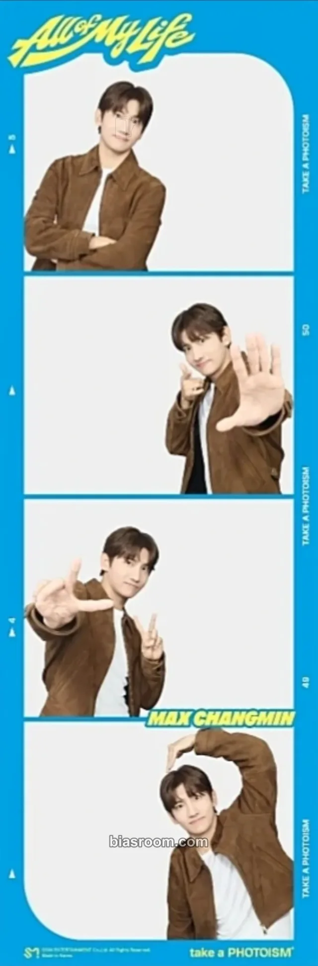 Max Changmin TVXQ! All Of My Life (Max Changmin Solo) K-pop photocard