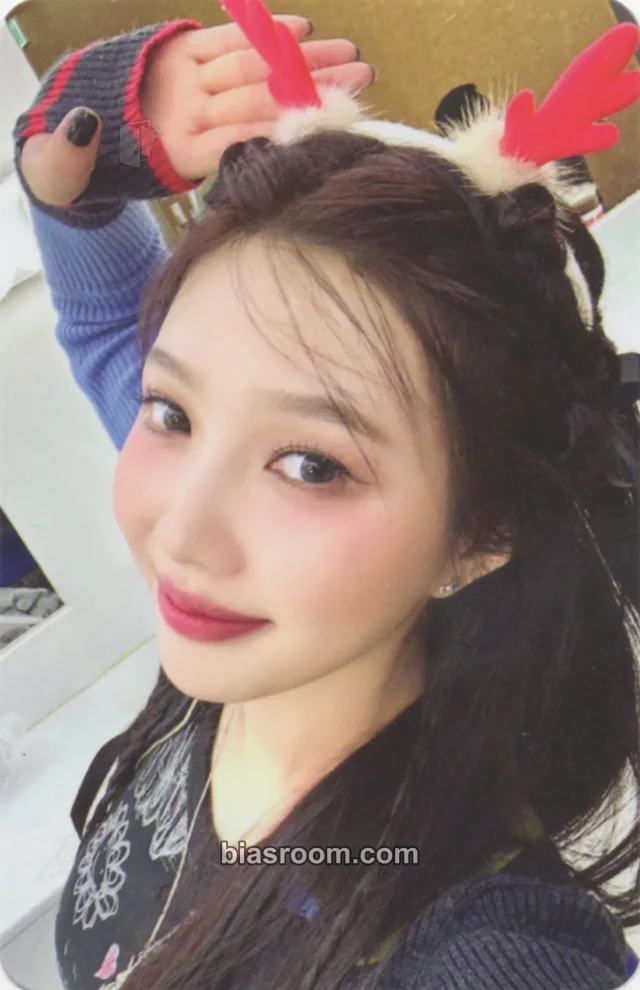 Joy Red Velvet Pink Christmas K-pop 小卡