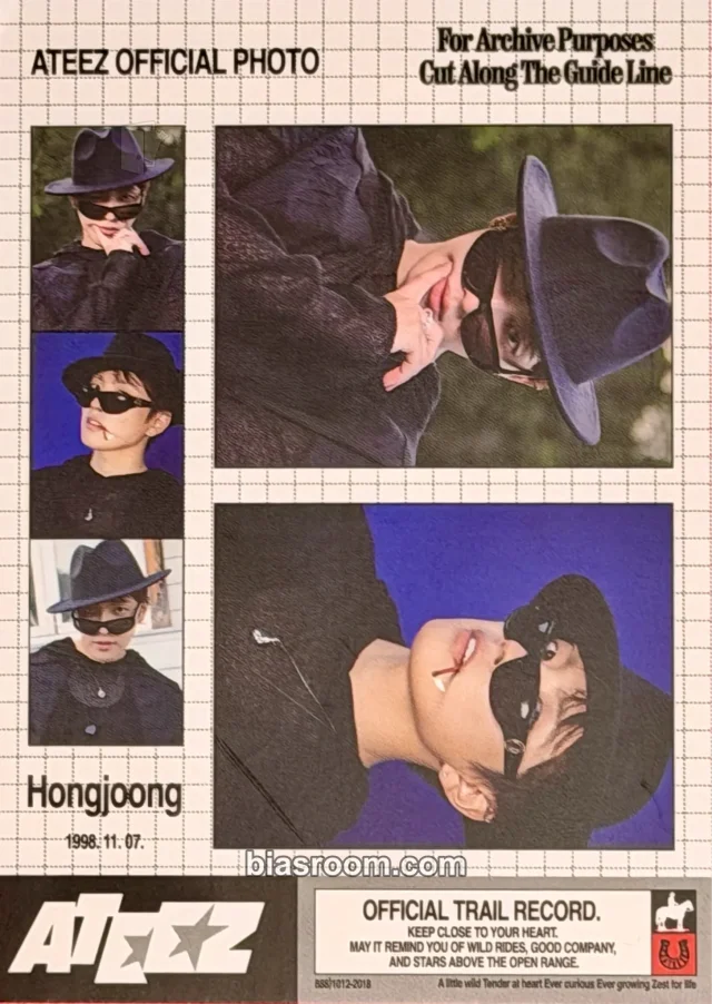 Hongjoong ATEEZ MIIMCA × ATEEZ K-pop Photocard