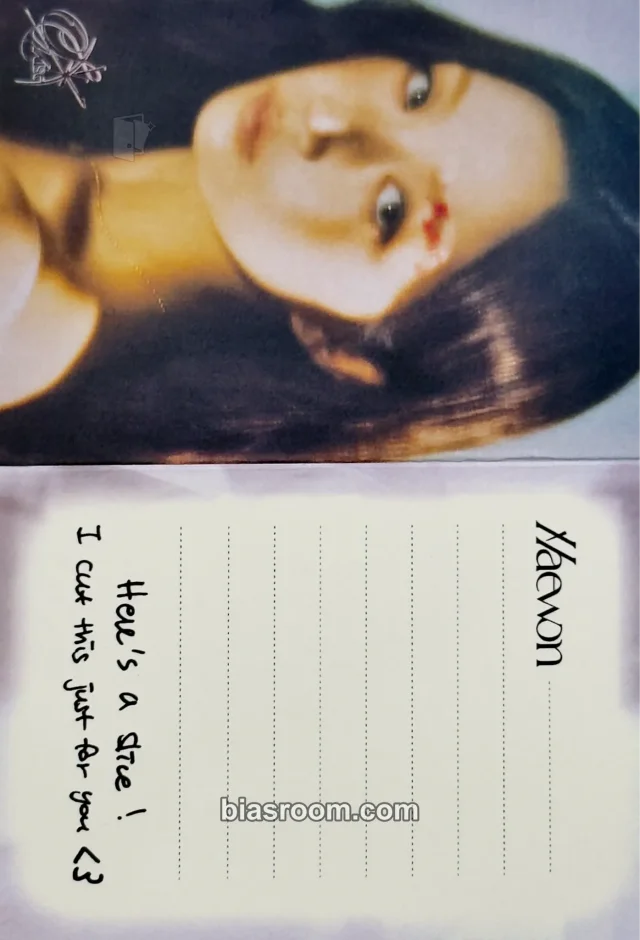 Haewon NMIXX Strange Muse K-pop Photocard