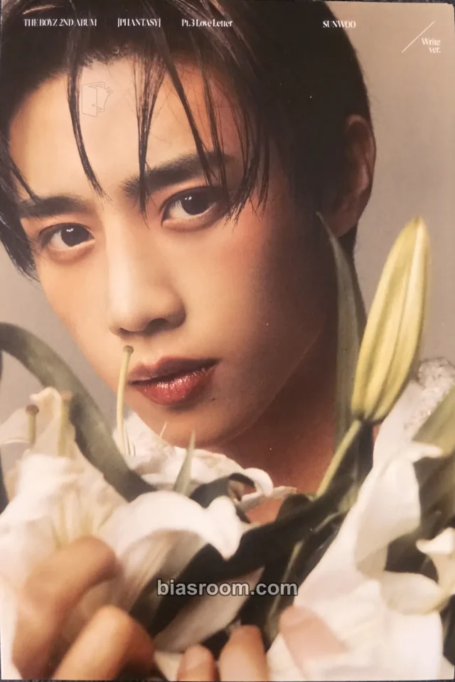 Photocard K-pop de Sunwoo THE BOYZ Phantasy Pt. 3: Love Letter