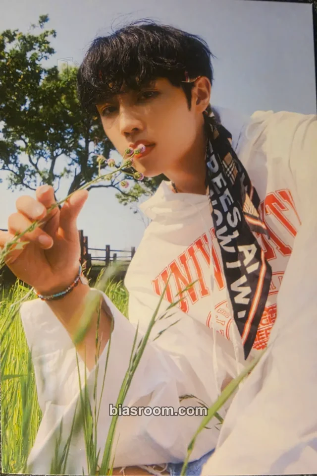 Photocard K-pop de Sunwoo THE BOYZ Be Aware