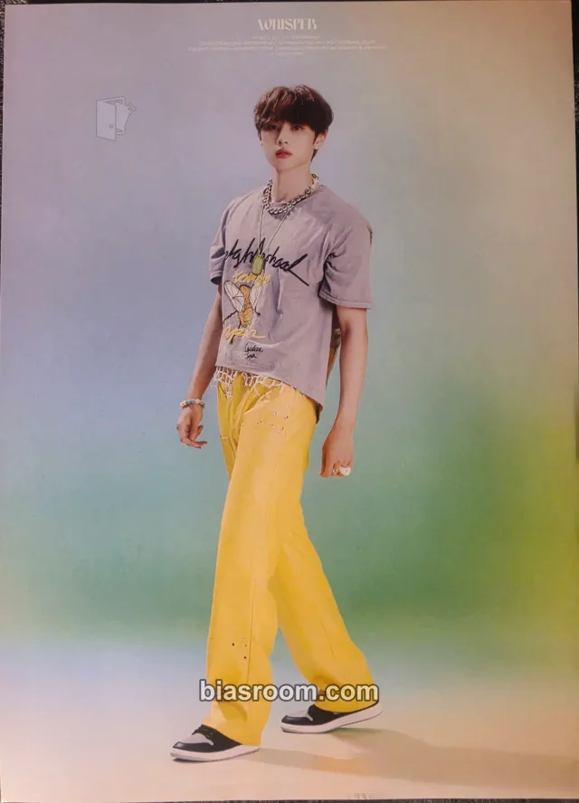 Photocard K-pop de Sunwoo THE BOYZ Be Aware