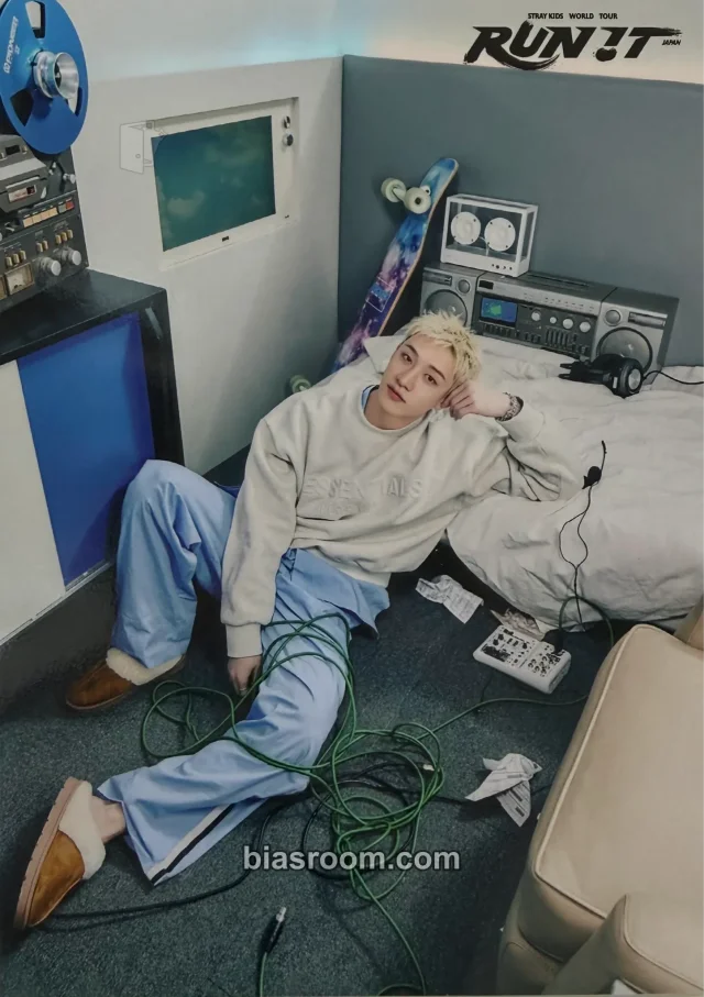 Bang Chan Stray Kids RUN IT World Tour K-pop Photocard