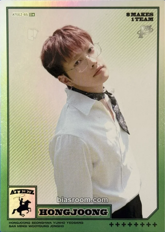 Photocard K-pop di Hongjoong ATEEZ MIIMCA × ATEEZ