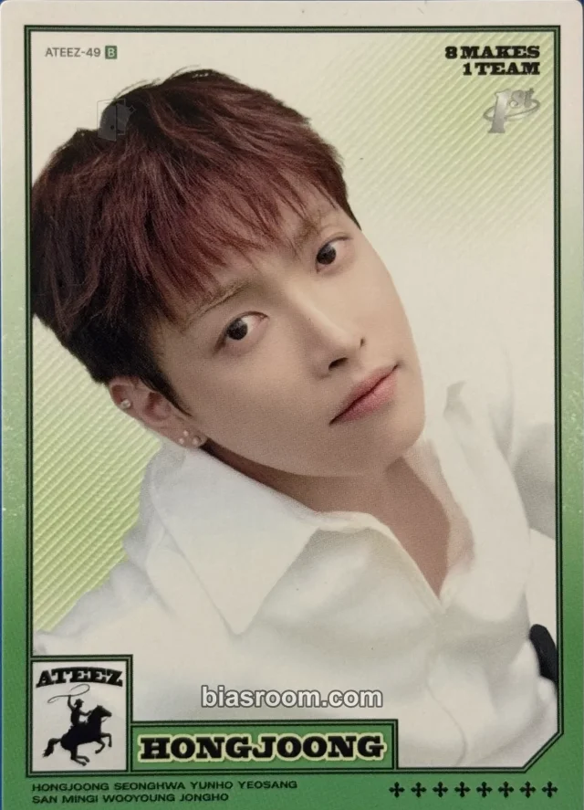 Photocard K-pop di Hongjoong ATEEZ MIIMCA × ATEEZ