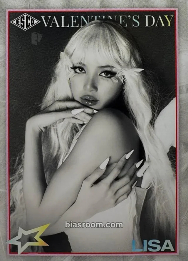 Lisa BLACKPINK LISA x ESCO K-pop photocard
