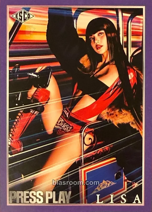 Lisa BLACKPINK LISA x ESCO K-pop photocard