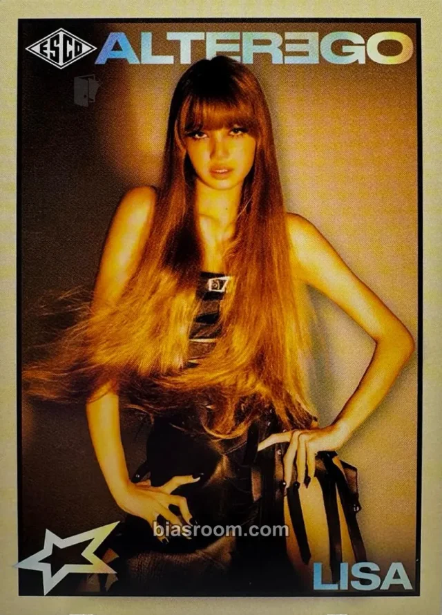 Lisa BLACKPINK LISA x ESCO K-pop photocard