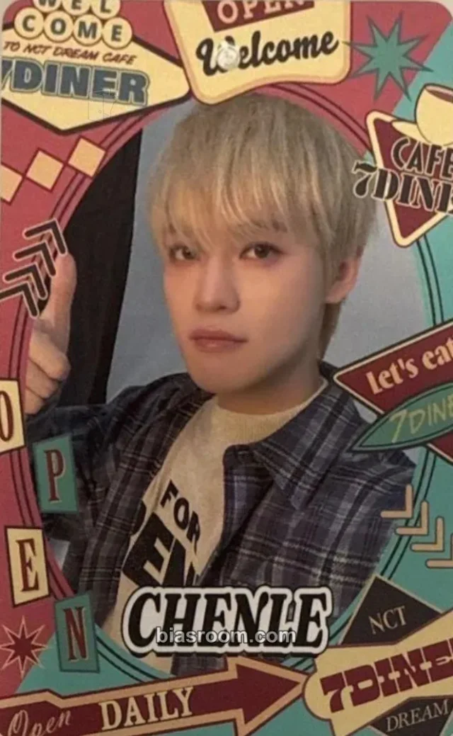 Chenle NCT DREAM Cafe 7Diner K-pop photocard