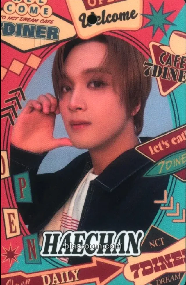 Haechan NCT DREAM Cafe 7Diner K-pop photocard