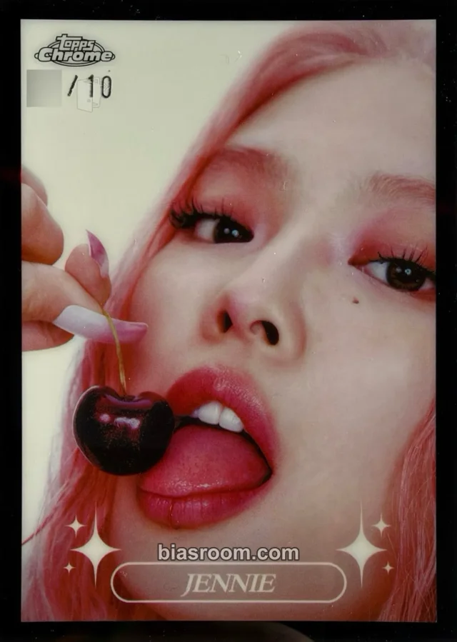 Photocard K-pop Jennie BLACKPINK 2026 Topps Chrome® x Jennie