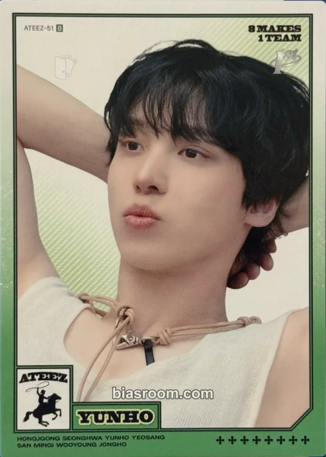 Yunho ATEEZ MIIMCA × ATEEZ K-pop photocard