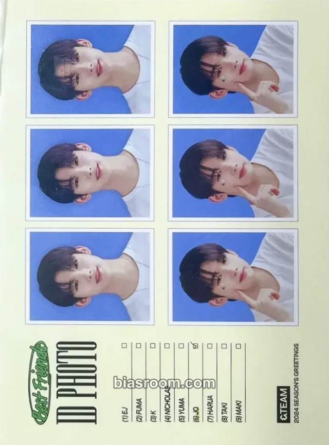 Jo &TEAM 2024 Seasons Greetings K-pop photocard