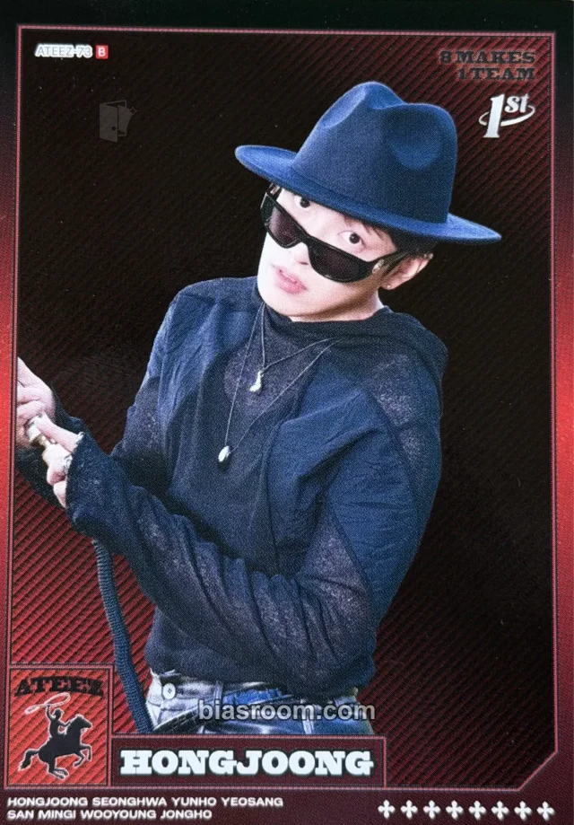 Hongjoong ATEEZ MIIMCA × ATEEZ K-pop Photocard