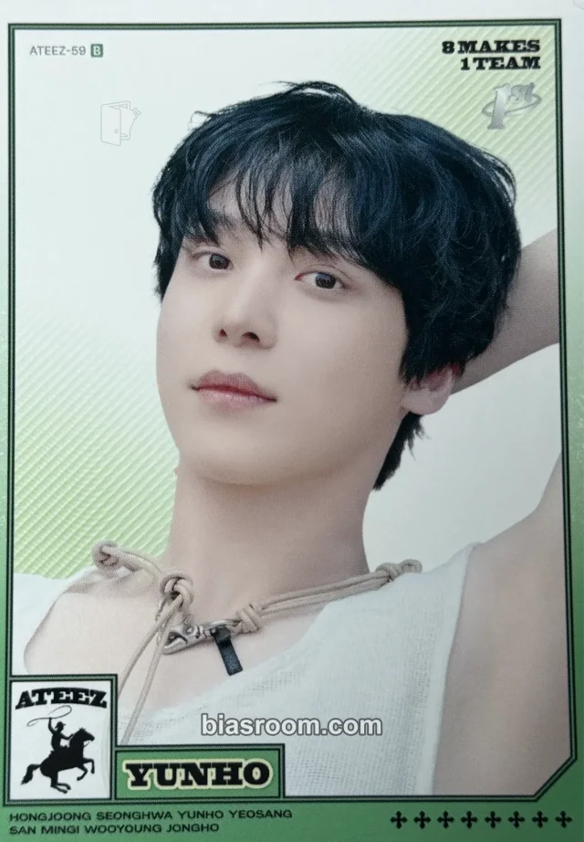 Yunho ATEEZ MIIMCA × ATEEZ K-pop Photocard