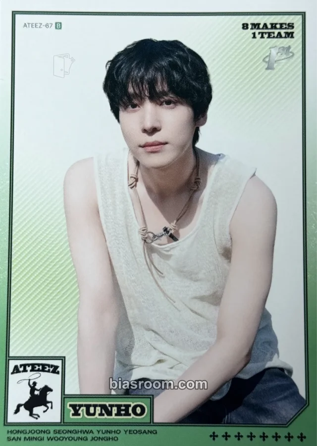 Yunho ATEEZ MIIMCA × ATEEZ K-pop Photocard