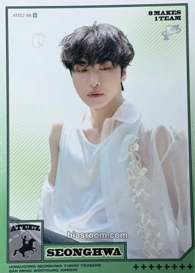 Seonghwa ATEEZ MIIMCA × ATEEZ K-pop 小卡