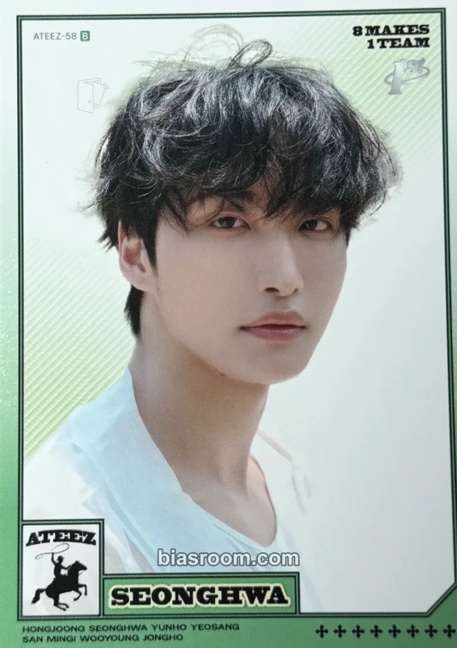 Seonghwa ATEEZ MIIMCA × ATEEZ K-pop Photocard