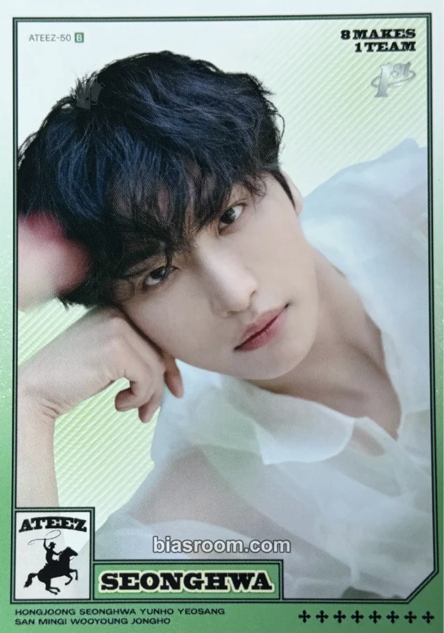 Seonghwa ATEEZ MIIMCA × ATEEZ K-pop Photocard