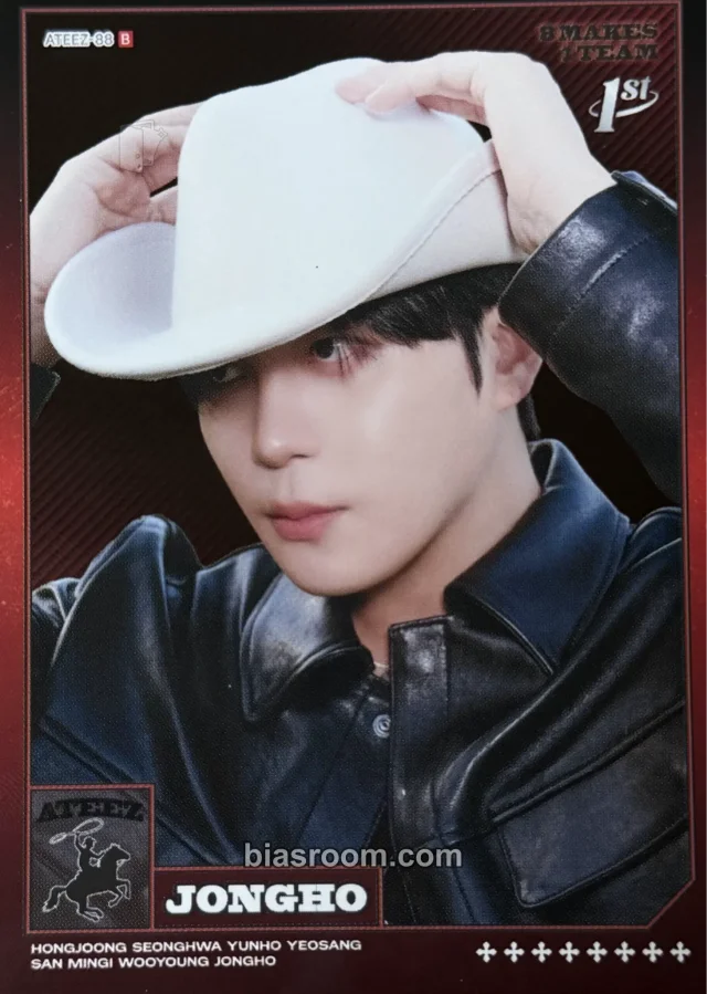 Jongho ATEEZ MIIMCA × ATEEZ K-pop photocard