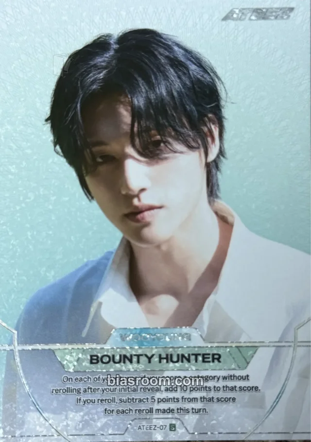 Photocard K-pop Wooyoung ATEEZ MIIMCA × ATEEZ
