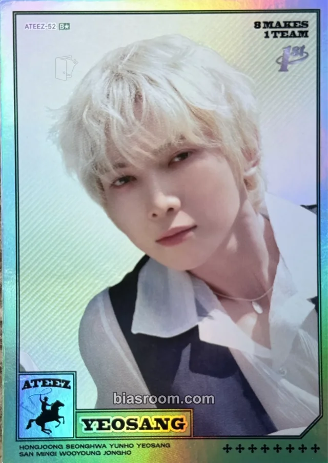 Photocard K-pop Yeosang ATEEZ MIIMCA × ATEEZ