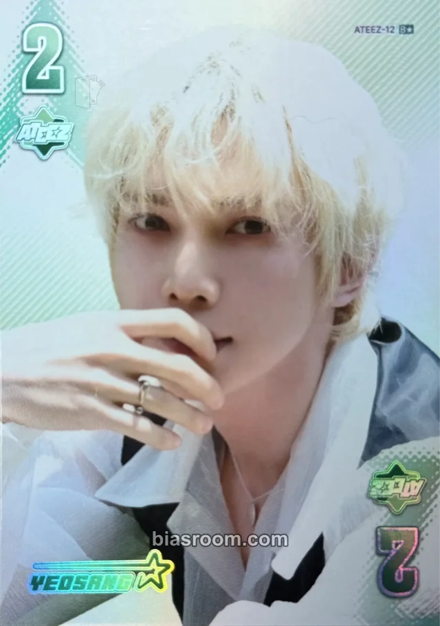 Photocard K-pop Yeosang ATEEZ MIIMCA × ATEEZ
