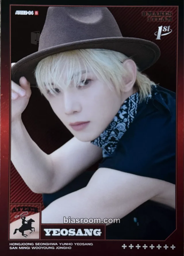 Photocard K-pop Yeosang ATEEZ MIIMCA × ATEEZ
