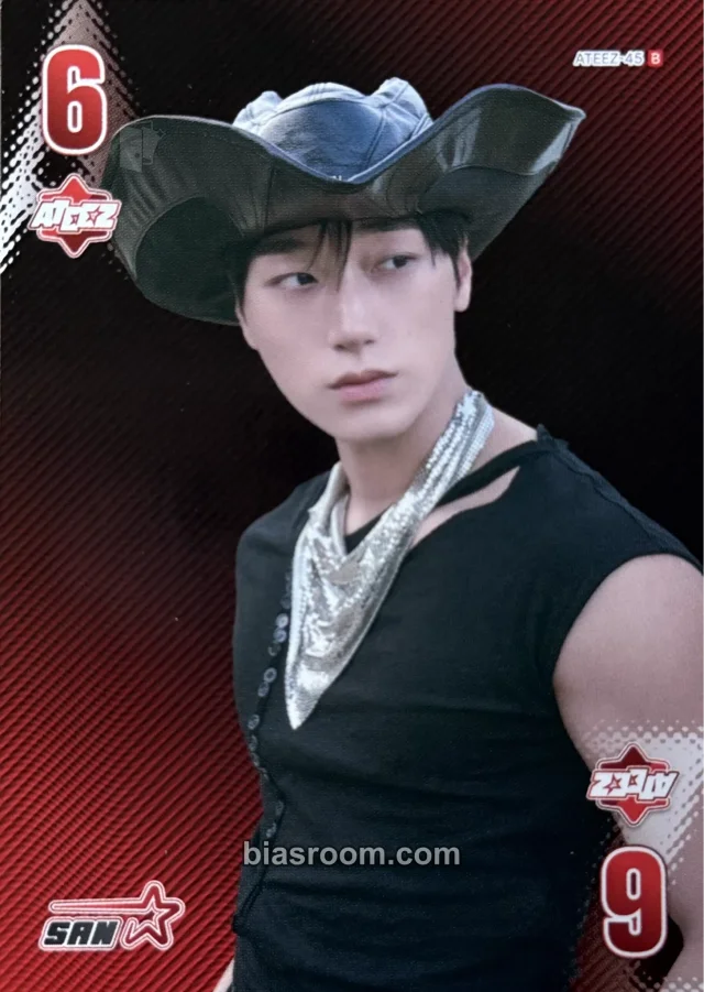 San ATEEZ MIIMCA × ATEEZ K-pop photocard