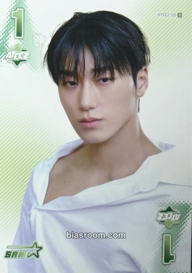 San ATEEZ MIIMCA × ATEEZ K-pop photocard