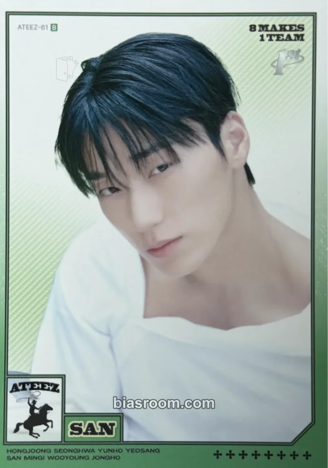 San ATEEZ MIIMCA × ATEEZ K-pop Photocard