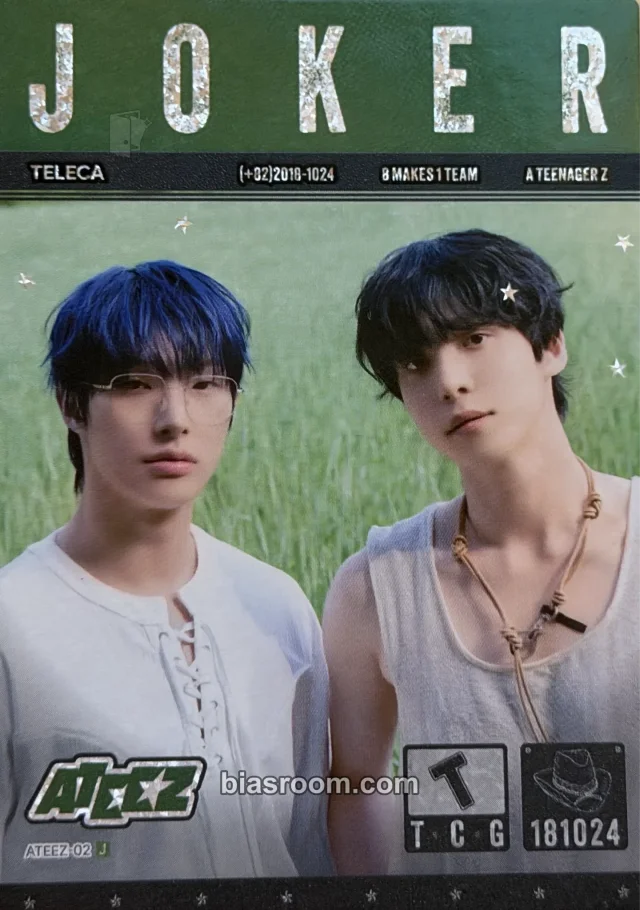 ATEEZ MIIMCA × ATEEZ K-pop 小卡
