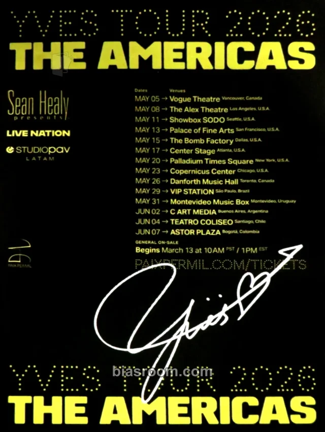 Yves Yves  3rd World Tour: YVES Tour 2026 K-pop 小卡