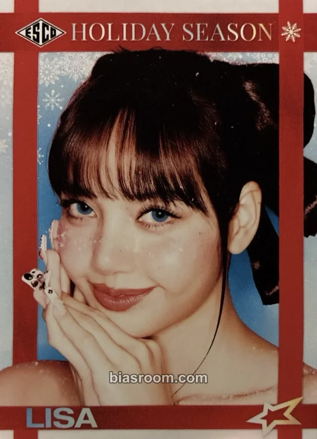 Lisa BLACKPINK LISA x ESCO K-pop photocard