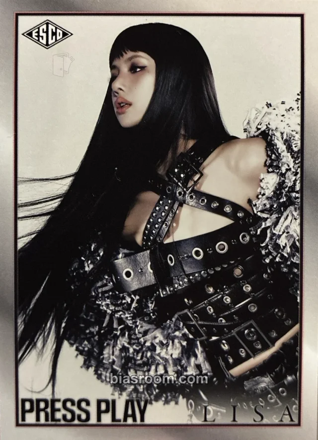 Lisa BLACKPINK LISA x ESCO K-pop photocard