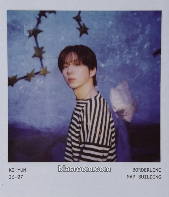 Photocard K-pop de Kihyun MONSTA X Borderline