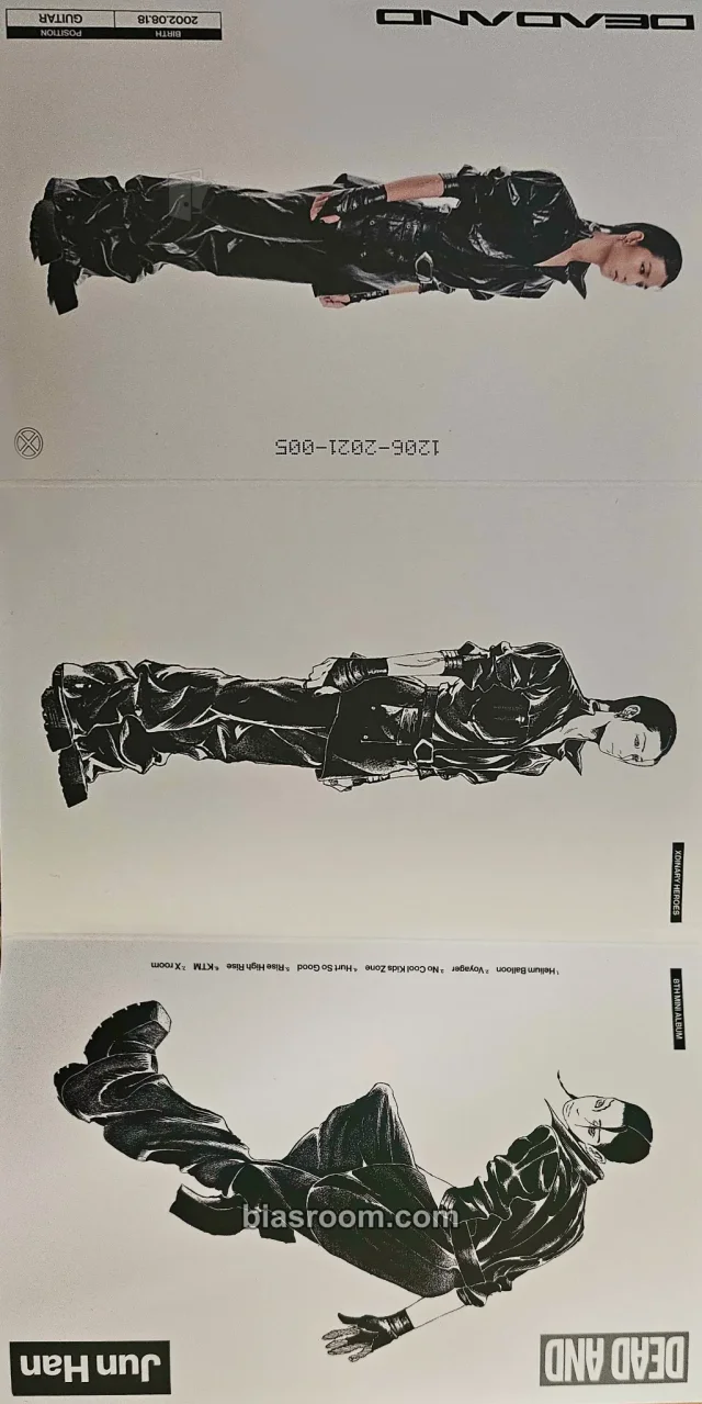 Jun Han Xdinary Heroes DEAD AND K-pop photocard
