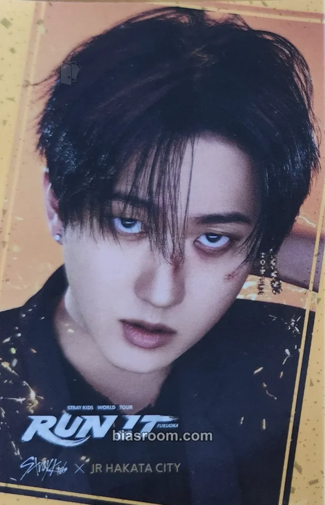 Changbin Stray Kids RUN IT World Tour K-pop Photocard