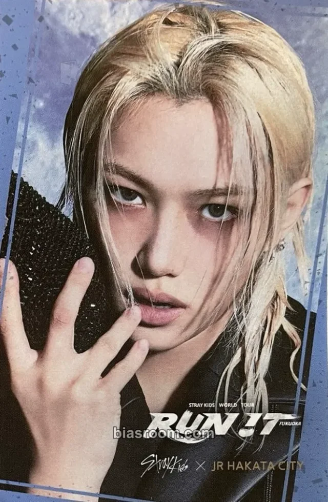 Felix Stray Kids RUN IT World Tour K-pop photocard