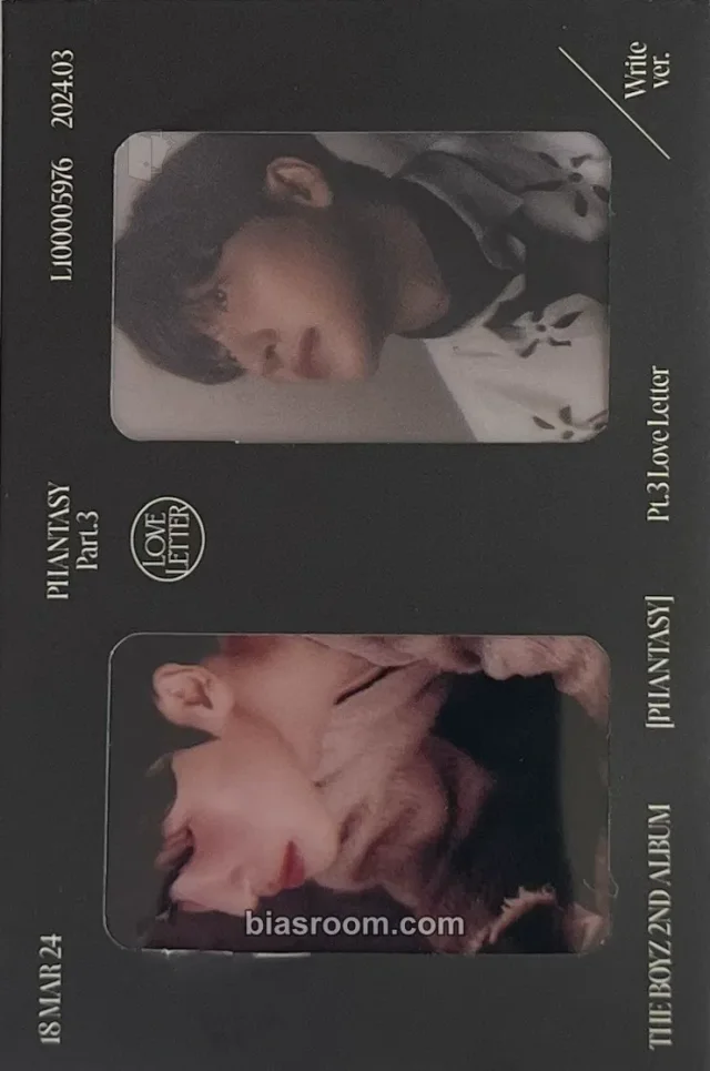 Sangyeon THE BOYZ Phantasy Pt. 3: Love Letter K-pop photocard