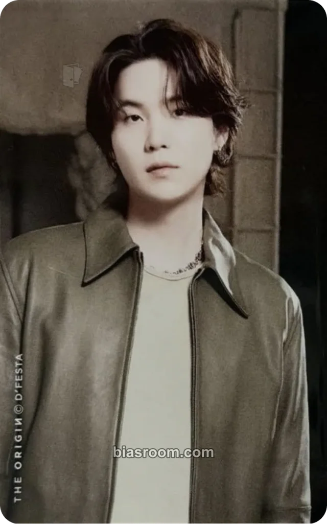SUGA BTS D‘FESTA The Origin K-pop Photocard