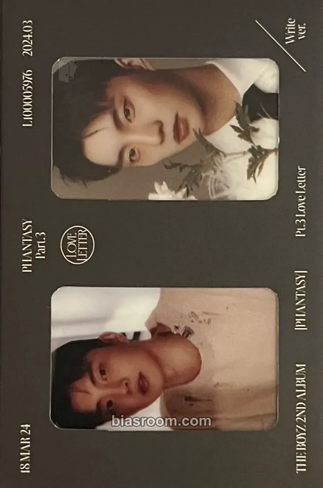 Q THE BOYZ Phantasy Pt. 3: Love Letter K-pop photocard