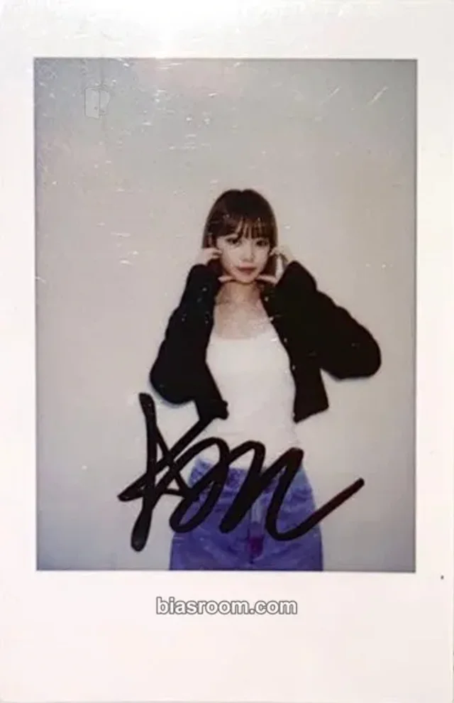 Photocard K-pop di Kim Chaewon LE SSERAFIM CRAZY