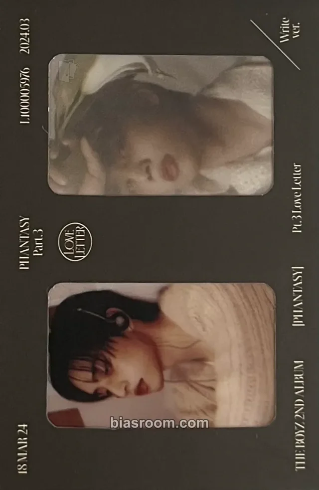 Sunwoo THE BOYZ Phantasy Pt. 3: Love Letter K-pop photocard